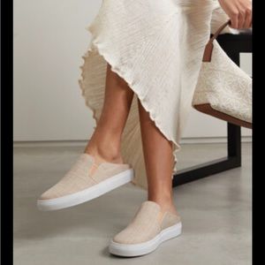 PORTE & PAIRE Linen Slip-on Sneakers - Neutrals